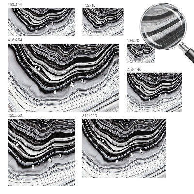 Papier peint panoramique de haute qualité Optické vlny
