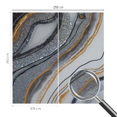 Papier peint photo grand format pour le mur vagues de pierre