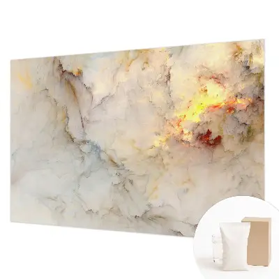 Papier peint intissé imprimé paysage coloré