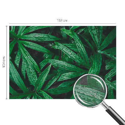 Tapisserie murale avec motif de verdure naturelle