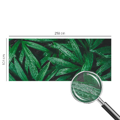 Tapisserie murale avec motif de verdure naturelle