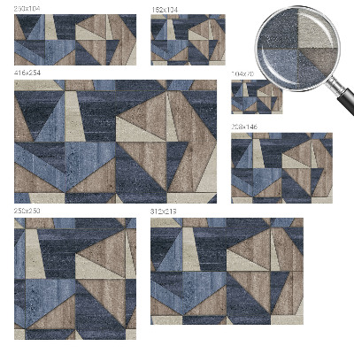 Papier peint salon moderne Geometrické vzory
