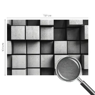 Papier peint photo grand format pour le mur cubes géométriques