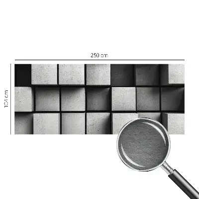 Papier peint photo grand format pour le mur cubes géométriques