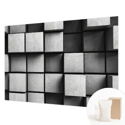 Papier peint photo grand format pour le mur cubes géométriques