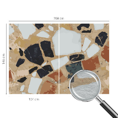 Papier peint chambre moderne Rustikálne kamene