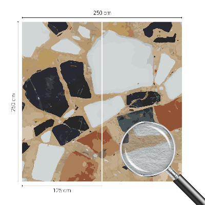 Papier peint chambre moderne Rustikálne kamene