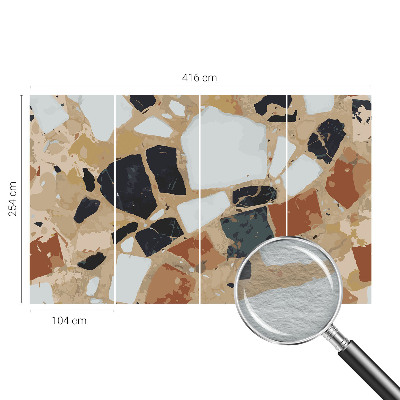 Papier peint chambre moderne Rustikálne kamene