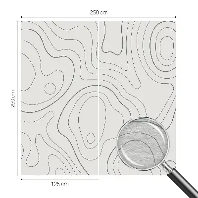 Papier peint intissé Lignes de fluide
