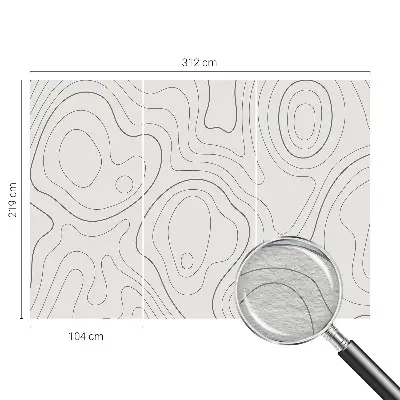 Papier peint intissé Lignes de fluide