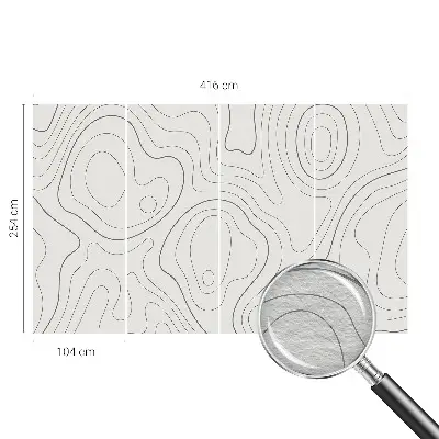 Papier peint intissé Lignes de fluide