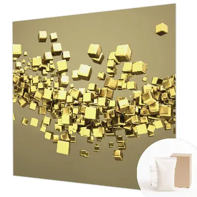 Papier peint photo imprimé sur tissu non tissé Cubes créatifs
