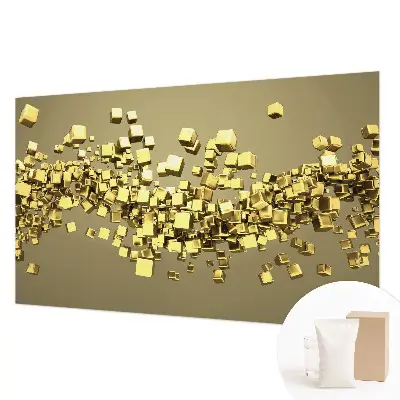 Papier peint photo imprimé sur tissu non tissé Cubes créatifs
