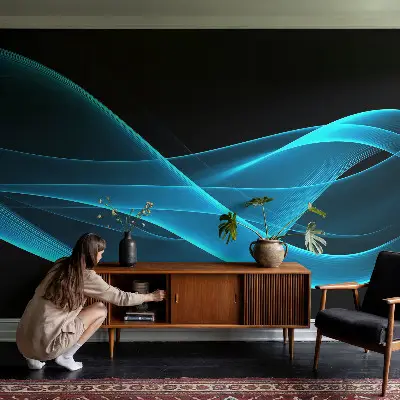 Papier peint intissé imprimé Des vagues qui attirent le regard