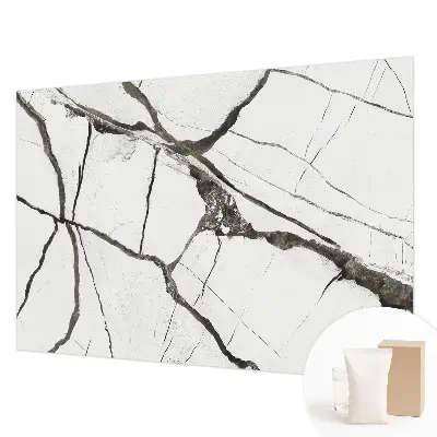 Papier peint intissé fissures du marbre