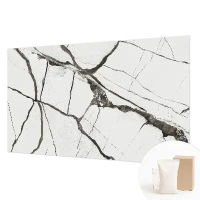 Papier peint intissé fissures du marbre
