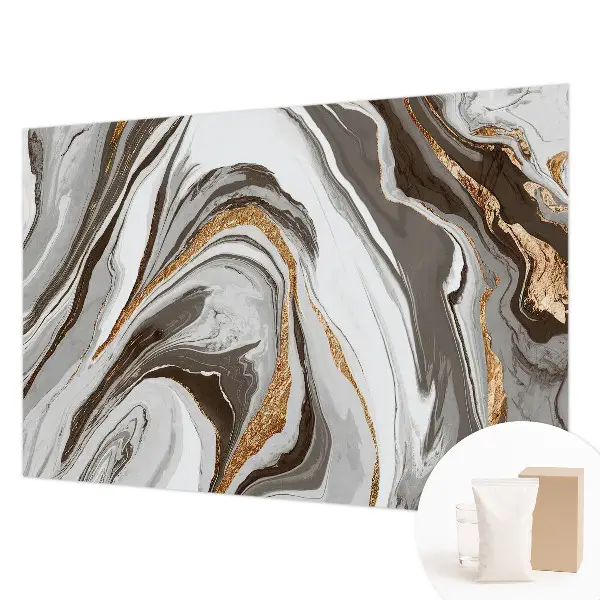 Papier peint photo grand format pour le mur tourbillons de marbre