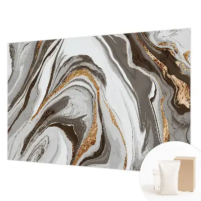 Papier peint photo grand format pour le mur tourbillons de marbre