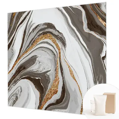Papier peint photo grand format pour le mur tourbillons de marbre