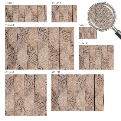 Tapisserie murale Vlny dreva
