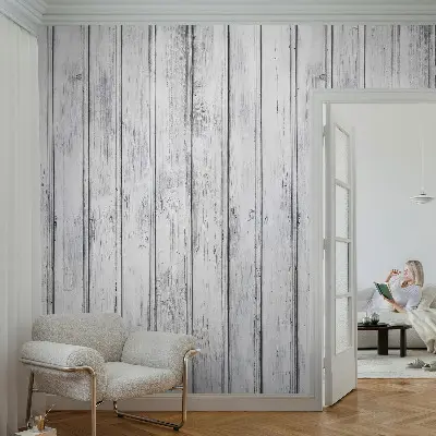 Papier peint photographique sur tissu non tissé planches de bois