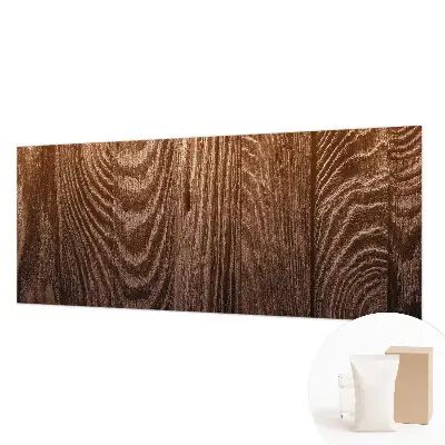 Papier peint intissé imprimé anneaux en bois