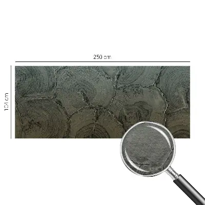 Papier peint photo grand format pour le mur anneaux en bois