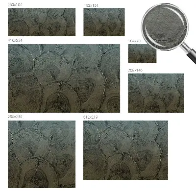 Papier peint photo grand format pour le mur anneaux en bois