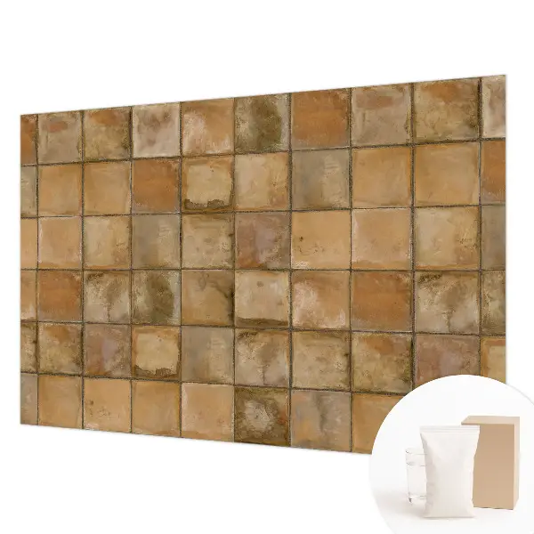 Papier peint photo sur tissu non tissé mosaïque rustique
