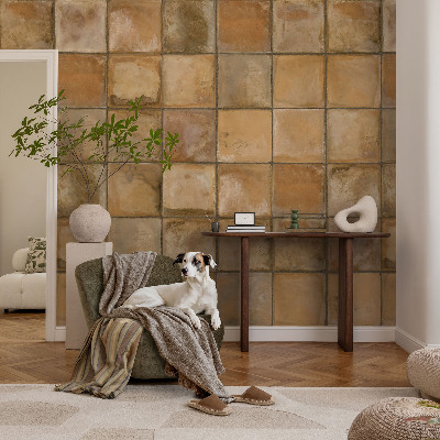 Tapisserie panoramique Rustikálna mozaika