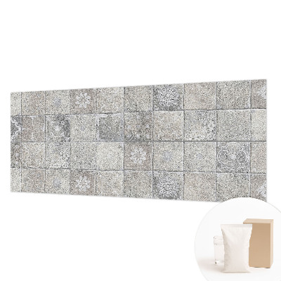 Papier peint panoramique chambre adulte avec de délicats motifs