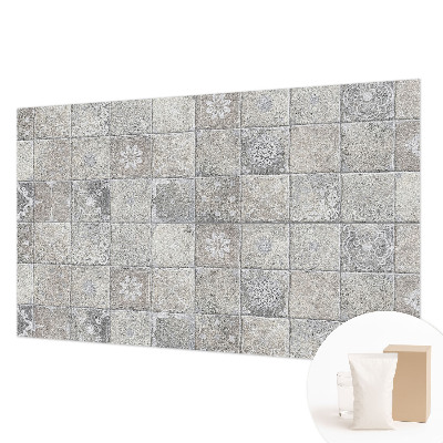 Papier peint panoramique chambre adulte avec de délicats motifs