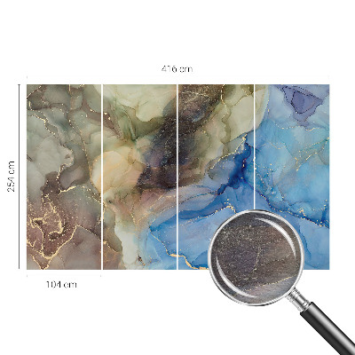 Papier peint panoramique tendance Farebný abstrakt