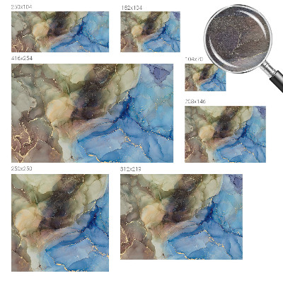 Papier peint panoramique tendance Farebný abstrakt