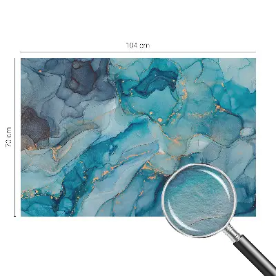 Papier peint photographique intissé Abstraction bleue