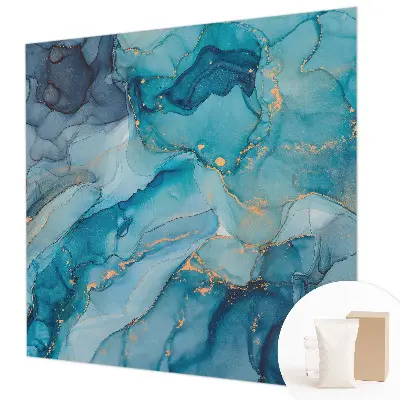 Papier peint photographique intissé Abstraction bleue