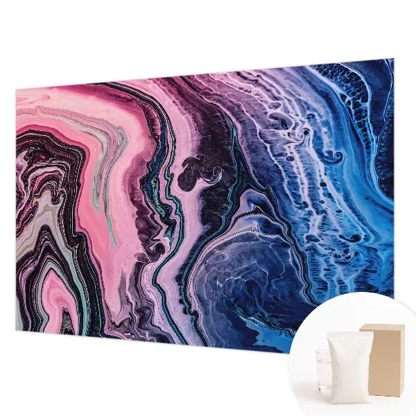 Papier peint intissé tourbillons colorés