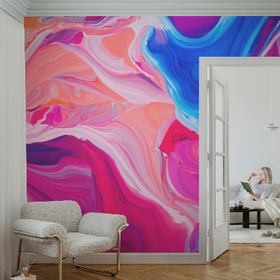 Poster mural panoramique Tekuté vlny
