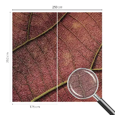 Papier peint chambre moderne à motif texturé en forme de feuilles