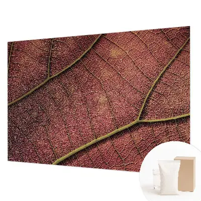 Papier peint chambre moderne à motif texturé en forme de feuilles
