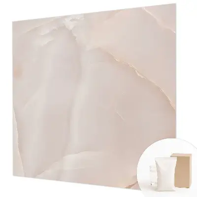 Papier peint photographique sur tissu non tissé marbre rose