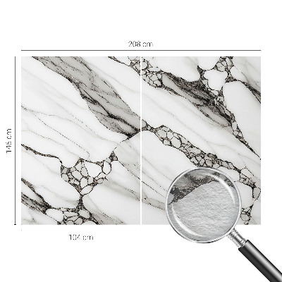 Papier peint panoramique chambre avec un motif pierreux