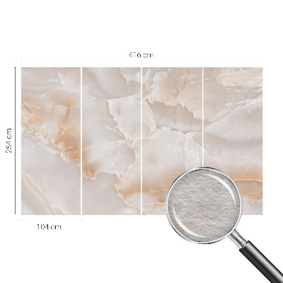 Papier peint panoramique tendance avec un motif pierre