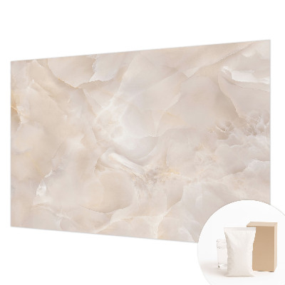 Papier peint panoramique haut de gamme avec un motif de marbre délicat