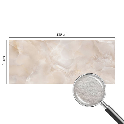 Papier peint panoramique haut de gamme avec un motif de marbre délicat