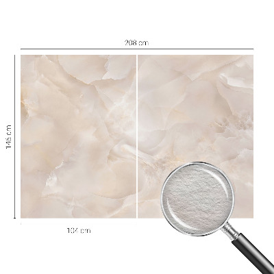 Papier peint panoramique haut de gamme avec un motif de marbre délicat