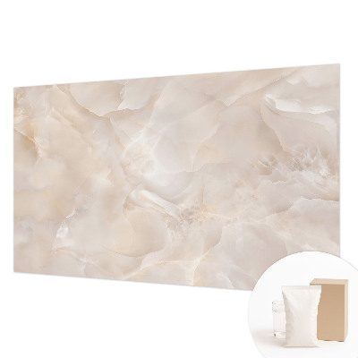 Papier peint panoramique haut de gamme avec un motif de marbre délicat