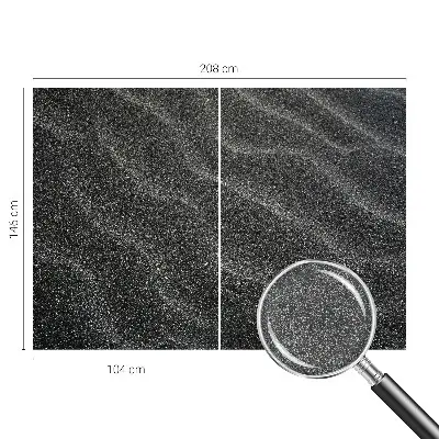 Papier peint photo grand format pour le mur vagues de sable