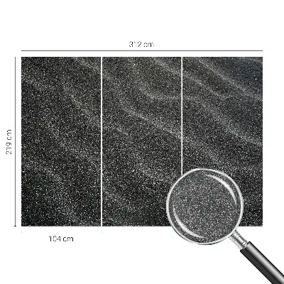 Papier peint photo grand format pour le mur vagues de sable