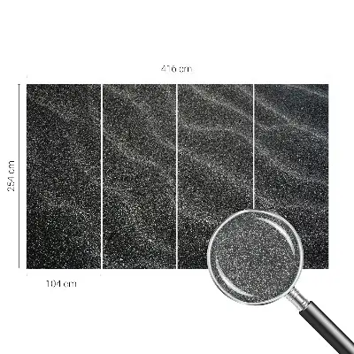 Papier peint photo grand format pour le mur vagues de sable